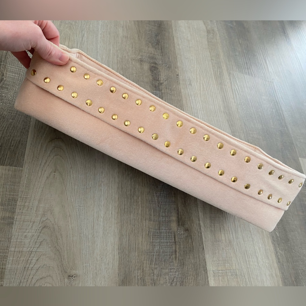 Pottery Barn Kids velvet basket
